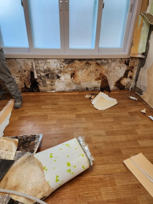 주안동도배 방 벽지 곰팡이 제거 후 단열 및 합지벽지 시공 후기